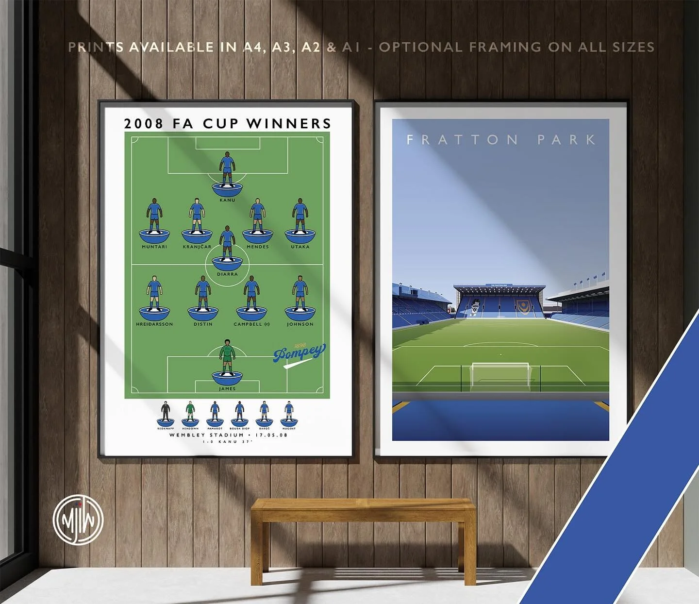 Portsmouth 2008 FA Cup Winners &amp; Fratton Park

Get 10% off with the discount code: 
BLACK-FRIDAY-10

Shop Now: matthewjiwood.com/portsmouth-pri&hellip;

#Portsmouth #pompey