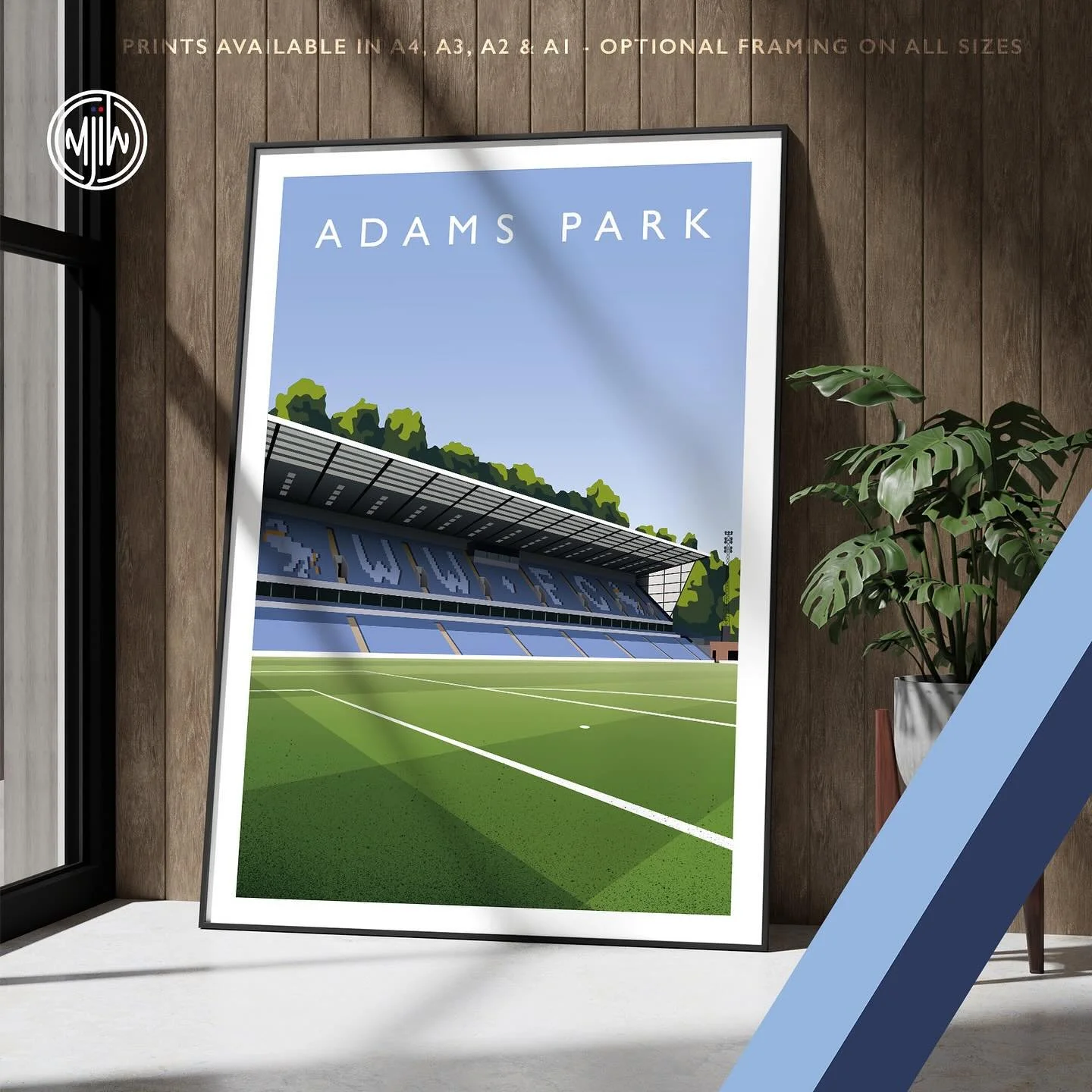 Adams Park

Get 10% off with the discount code:
BLACK-FRIDAY-10

Shop now: matthewjiwood.com/league-one-gro&hellip;

Prints available in A4, A3, A2 &amp; A1 with optional framing 

#wwfc #wycombe #Chairboys