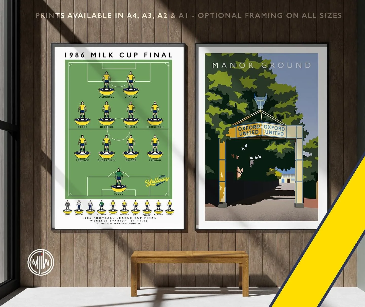 Oxford United 1986 Milk Cup &amp; The Manor Ground

Get 20% off until midnight with the discount code:
BLACK-FRIDAY-20 

Visit: matthewjiwood.com/oxford-united-&hellip;

#OUFC #Oxford #COYY