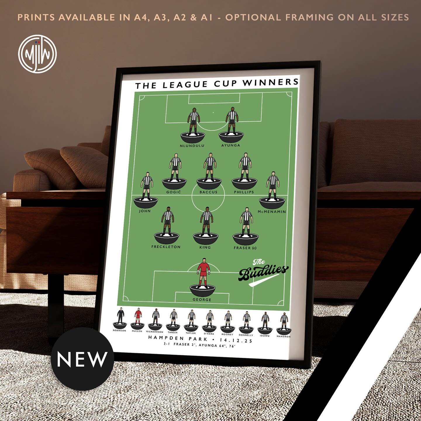 NEW: St Mirren The League Cup Winners

Prints available in A4, A3, A2 &amp; A1 with optional framing 

Shop now: matthewjiwood.com/subbuteo-teams&hellip;

#StMirrenFC #Buddies