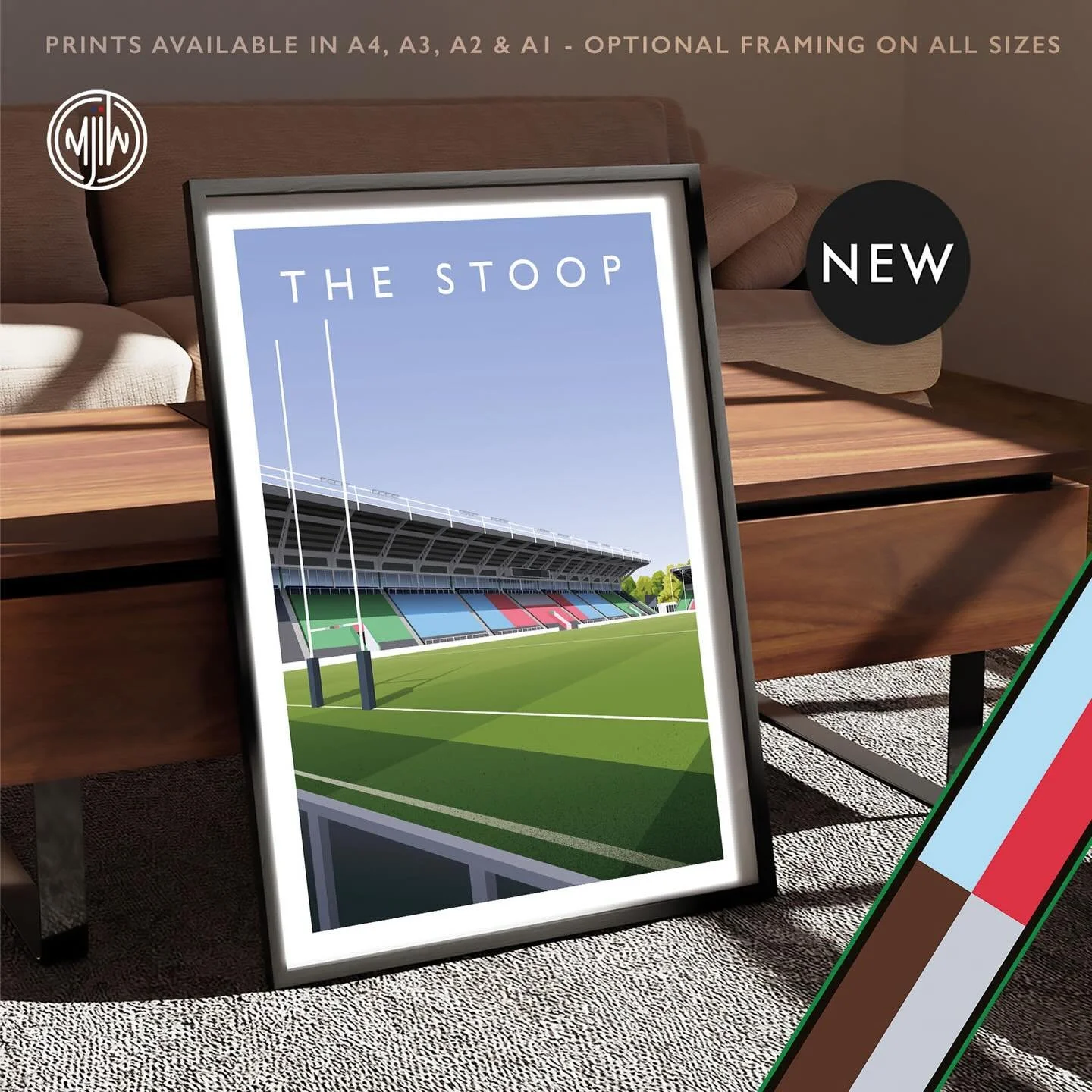 NEW: The Stoop West Stand

Get 10% off until midnight with the discount code: 
THE-QUINS

Shop now: matthewjiwood.com/rugby/stoop-ha&hellip;

Prints available in A4, A3, A2 &amp; A1 with optional framing 

#harlequins #Quins #Rugby #COYQ