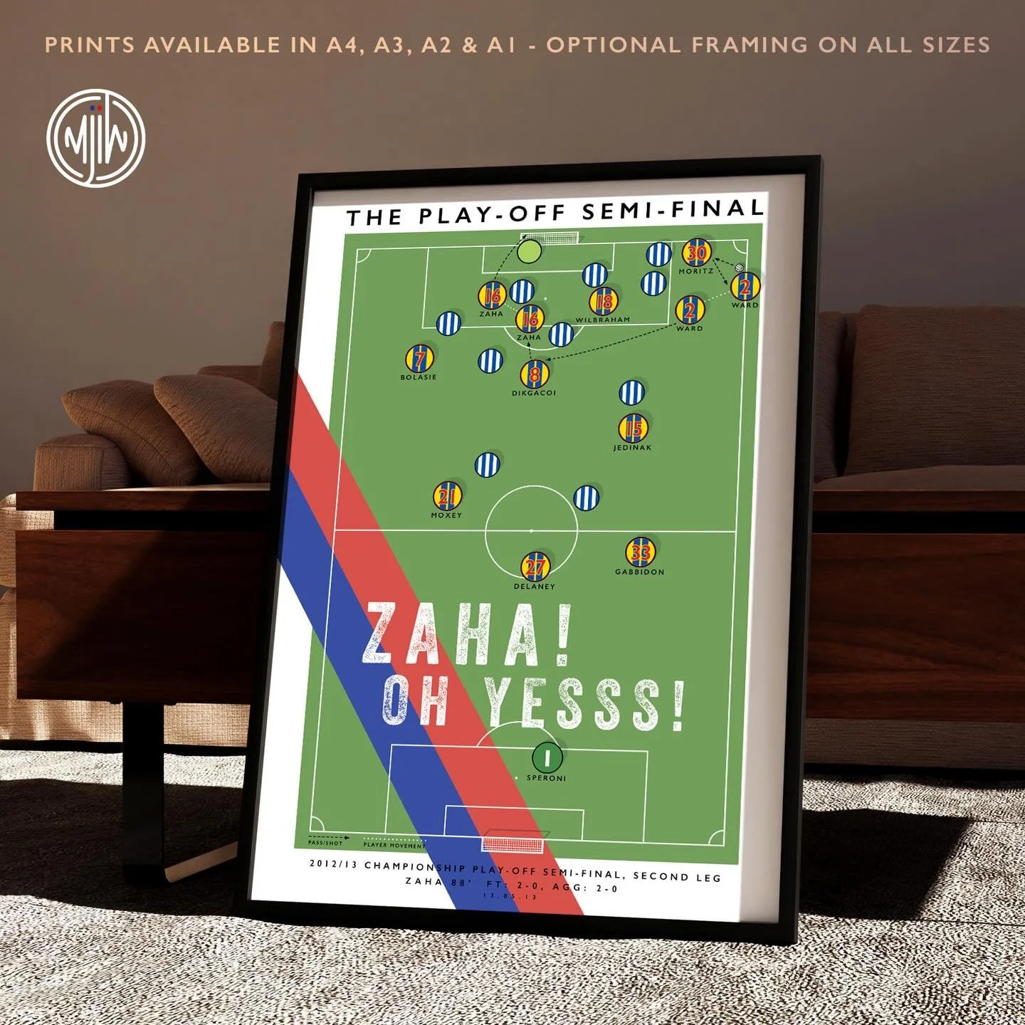 Palace winners at the Amex is it?

Get 10% off all CPFC prints until midnight with the discount code: HARK-NOW-HEAR

Visit: matthewjiwood.com/crystal-palace&hellip;

Prints available in A4, A3, A2 &amp; A1 with optional framing

#CPFC #Eagles