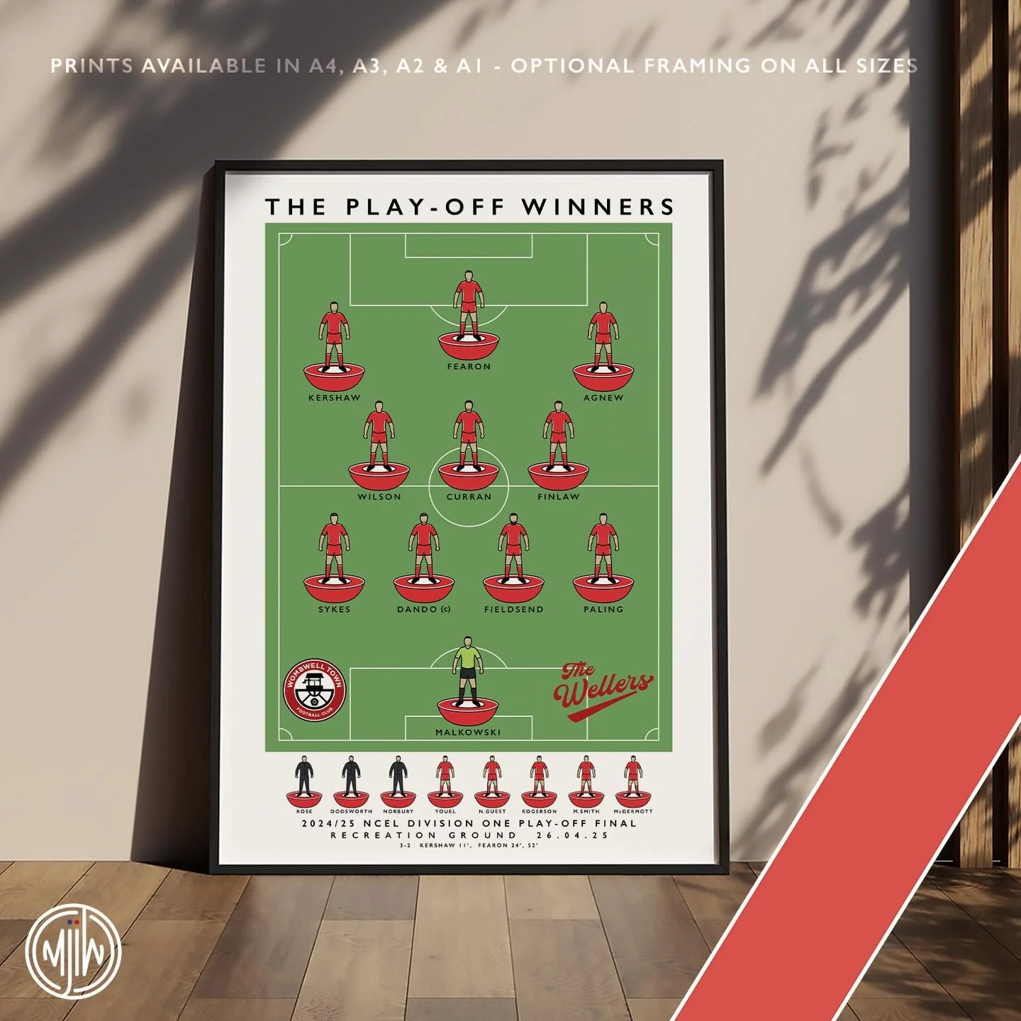 Wombwell Town The Play-Off Winners

Get 10% off until midnight with the discount code:
THE-WELLERS

Shop Now: matthewjiwood.com/subbuteo-teams&hellip;

Prints available in A4, A3, A2 &amp; A1 with optional framing

#Wombwell #Wellers