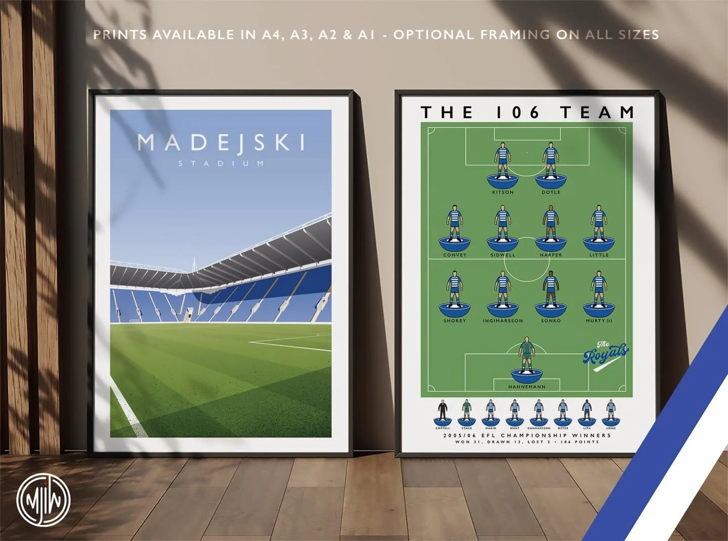 Madejski Stadium &amp; The 106 Team

Get 10% off until midnight with the discount code:
THE-ROYALS

Shop Now: matthewjiwood.com/reading-fc-pri&hellip;

Prints available in A4, A3, A2 &amp; A1 with optional framing

#readingfc #Royals