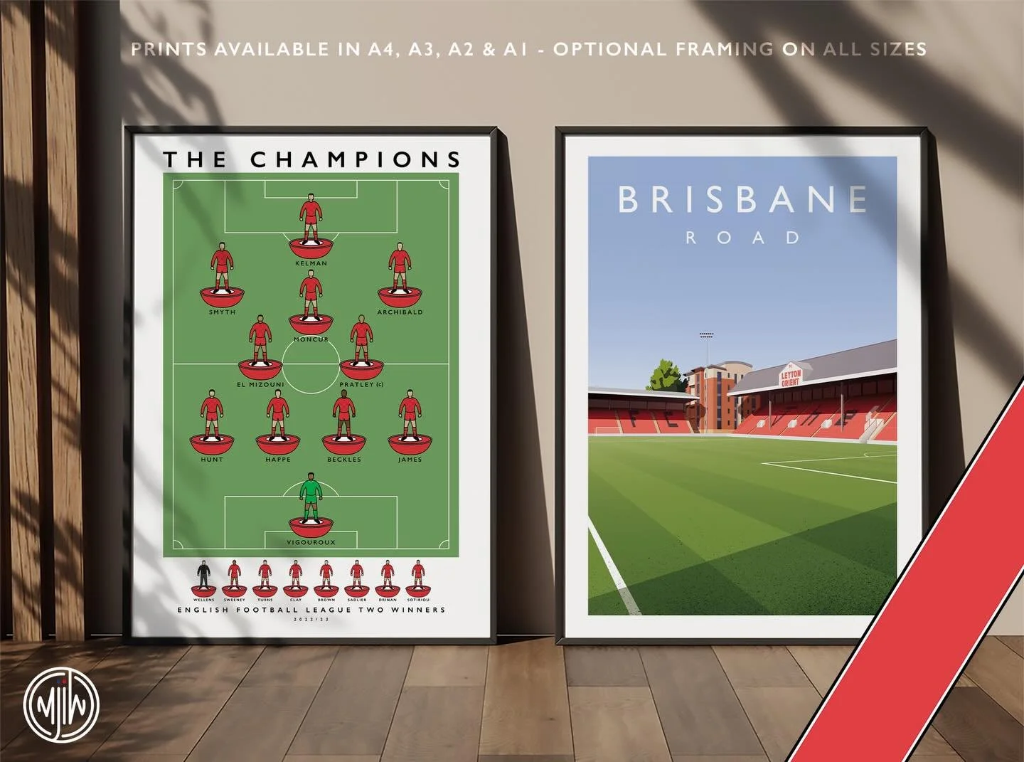 The Champions 2022/23 &amp; Brisbane Road

Get 10% off until midnight with the discount code:
THE-ORIENT

Shop now: matthewjiwood.com/league-one-gro&hellip;

Prints available in A4, A3, A2 &amp; A1 with optional framing

#LOFC