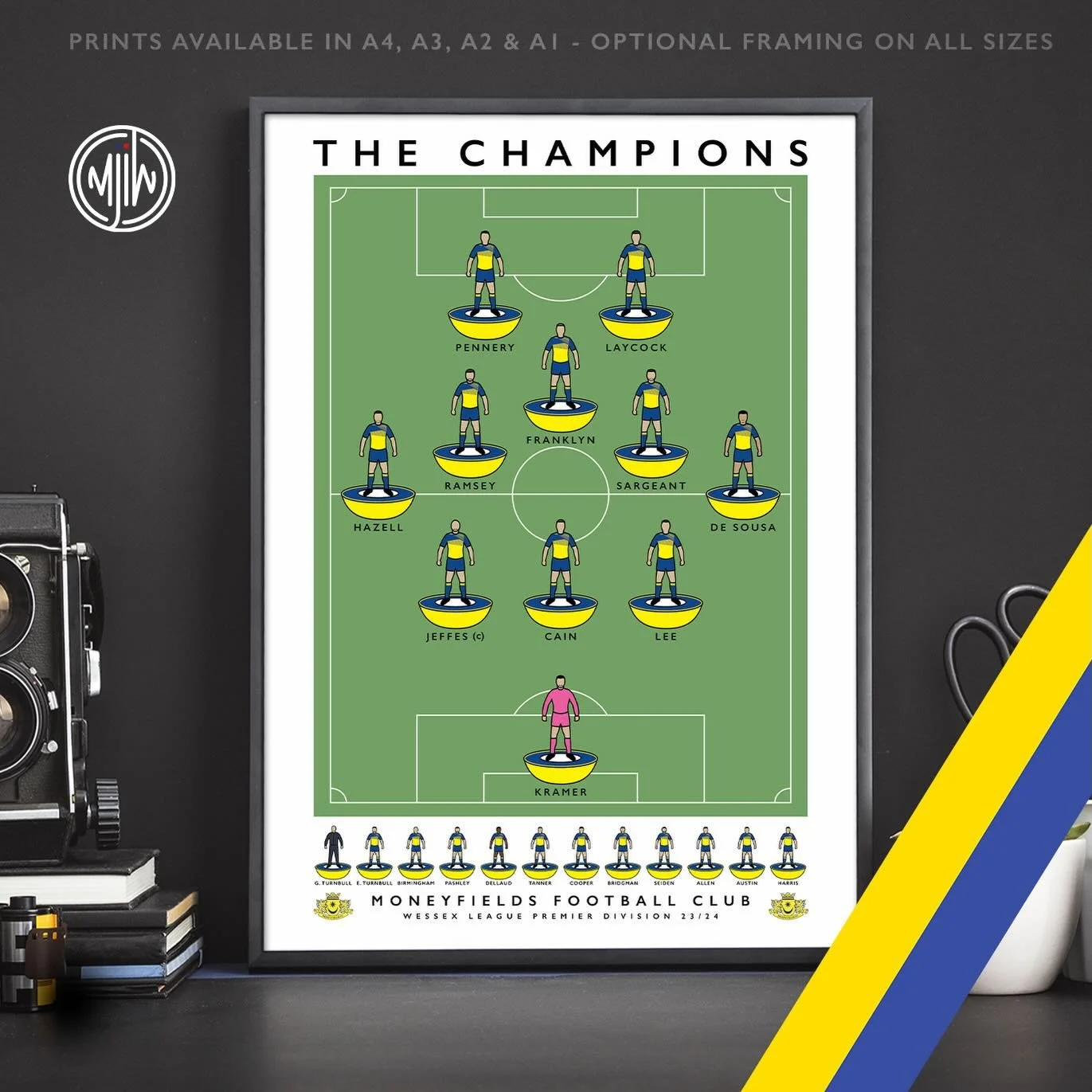 Moneyfields FC The Champions 23/24

Get 10% off until midnight with the discount code:
THE-MONEYS

Shop now: matthewjiwood.com/subbuteo-teams&hellip;

Prints available in A4, A3, A2 &amp; A1 with optional framing

#MoneyfieldsFC