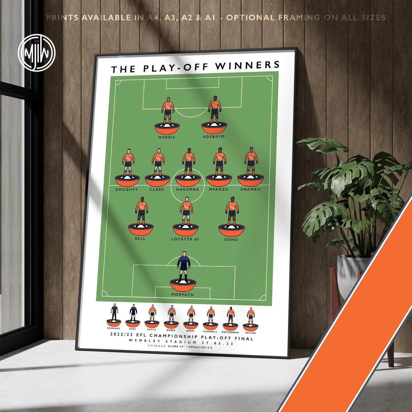 Luton Town The Play-Off Winners 2022/23

Get 10% off until midnight with the discount code:
THE-HATTERS

Shop now: matthewjiwood.com/luton-town-pri&hellip;

Prints available in A4, A3, A2 &amp; A1 with optional framing

#LTFC #Luton #Hatters