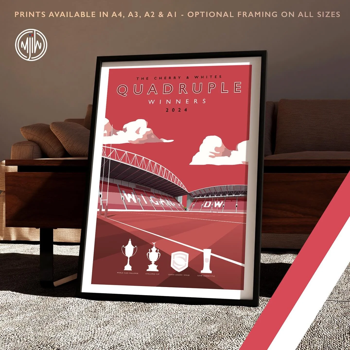 Wigan Warriors 2024 Quadruple Winners

Get 10% off with the discount code:
CHERRY-AND-WHITES

Shop Now: matthewjiwood.com/rugby-league/w&hellip;

Prints available in A4, A3, A2 &amp; A1 with optional framing

#WiganWarriors #RugbyLeague