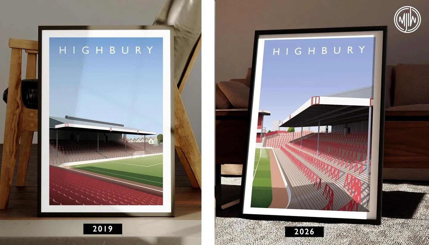 2 illustrations - same subject but completed 7 years apart. Nice to see how my illustration style has developed in that time