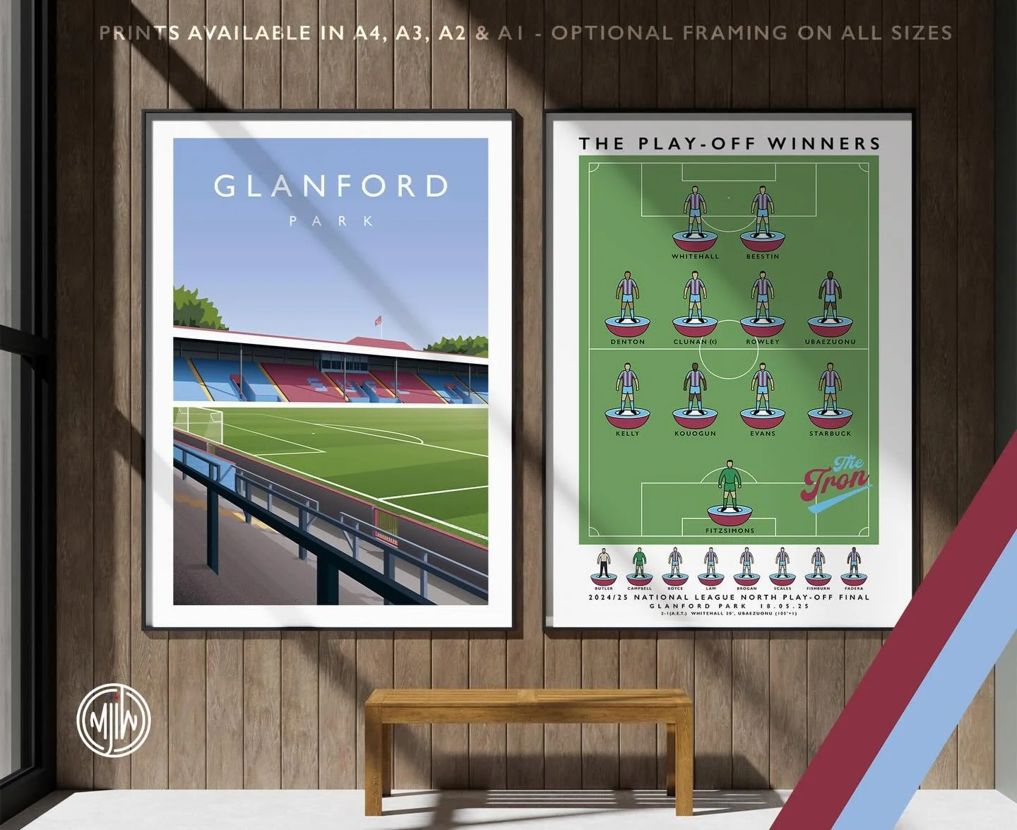 Glanford Park &amp; The Play-Off Winners

Get 10% off until midnight with the discount code:
THE-IRON 

🛒: matthewjiwood.com/english-nonlea&hellip;

#Scunthorpe #TheIron