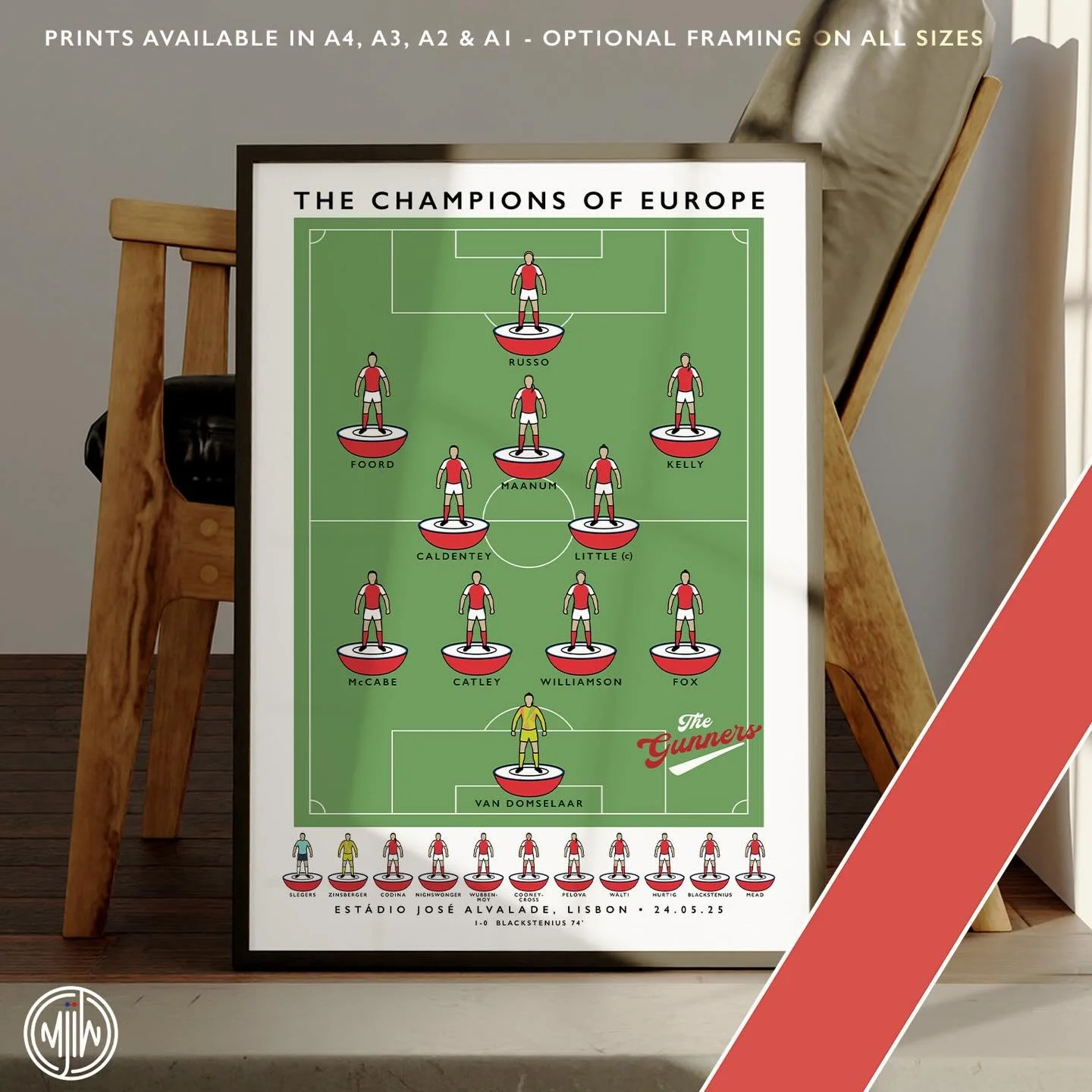 Arsenal Women The Champions Of Europe

Get 10% off until midnight with the discount code:
THE-GUNNERS

🛒: matthewjiwood.com/subbuteo-teams&hellip;

#Arsenal #Gunners #ArsenalWFC