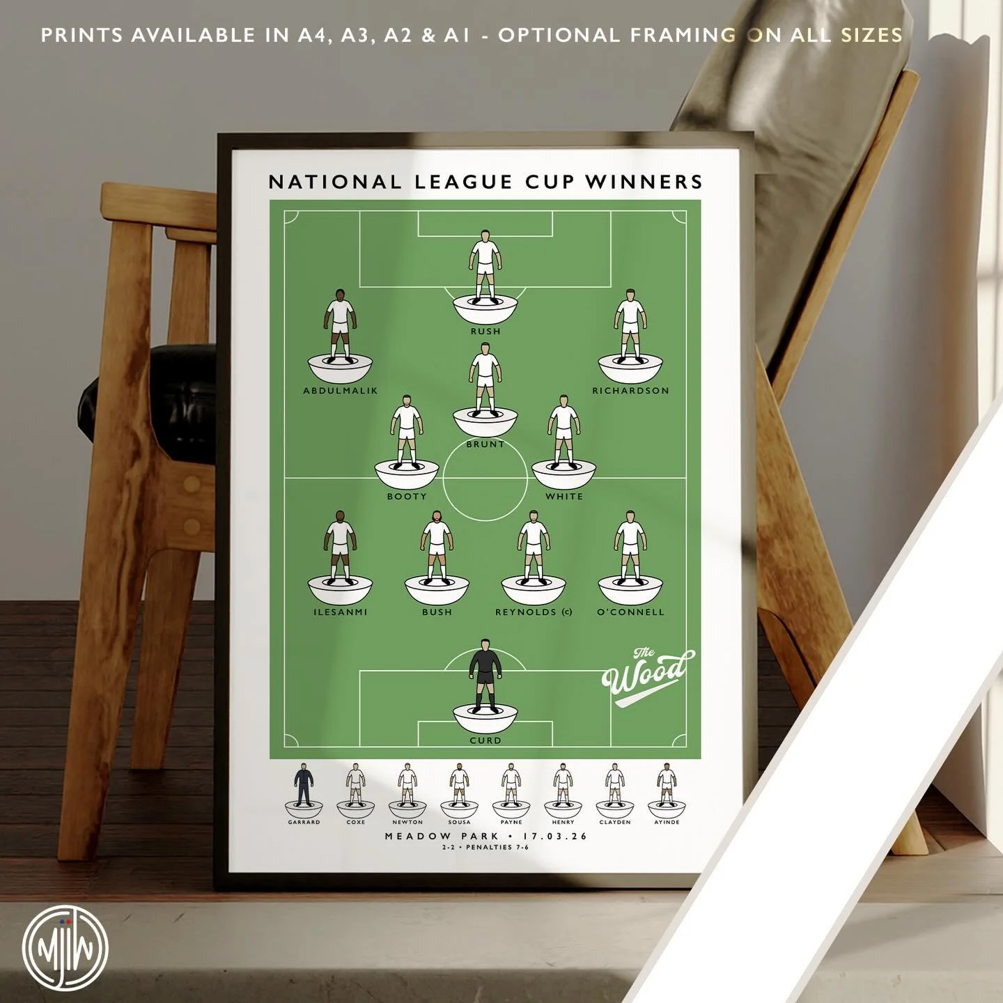 NEW: Boreham Wood National League Cup Winners

Get 10% off until midnight with the discount code: 
THE-WOOD

🛒: matthewjiwood.com/subbuteo-teams&hellip;

#BorehamWood @tomwhite8 @reganjakbooty @joenewton_7