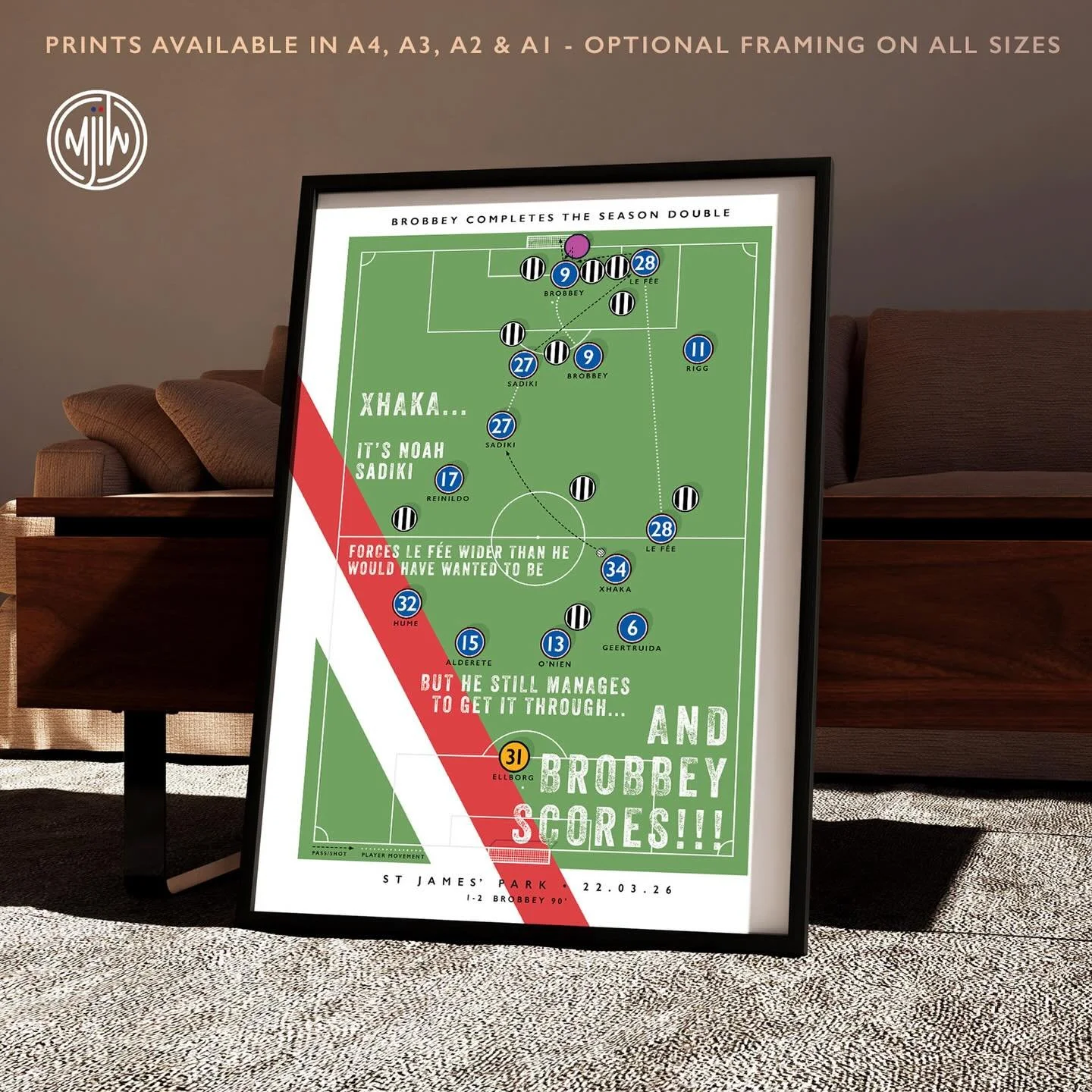 NEW: Brobbey Completes The Season Double

Get 10% off until midnight with the discount code:
ELEVEN-UNBEATEN 

🛒: matthewjiwood.com

#SAFC #Sunderland