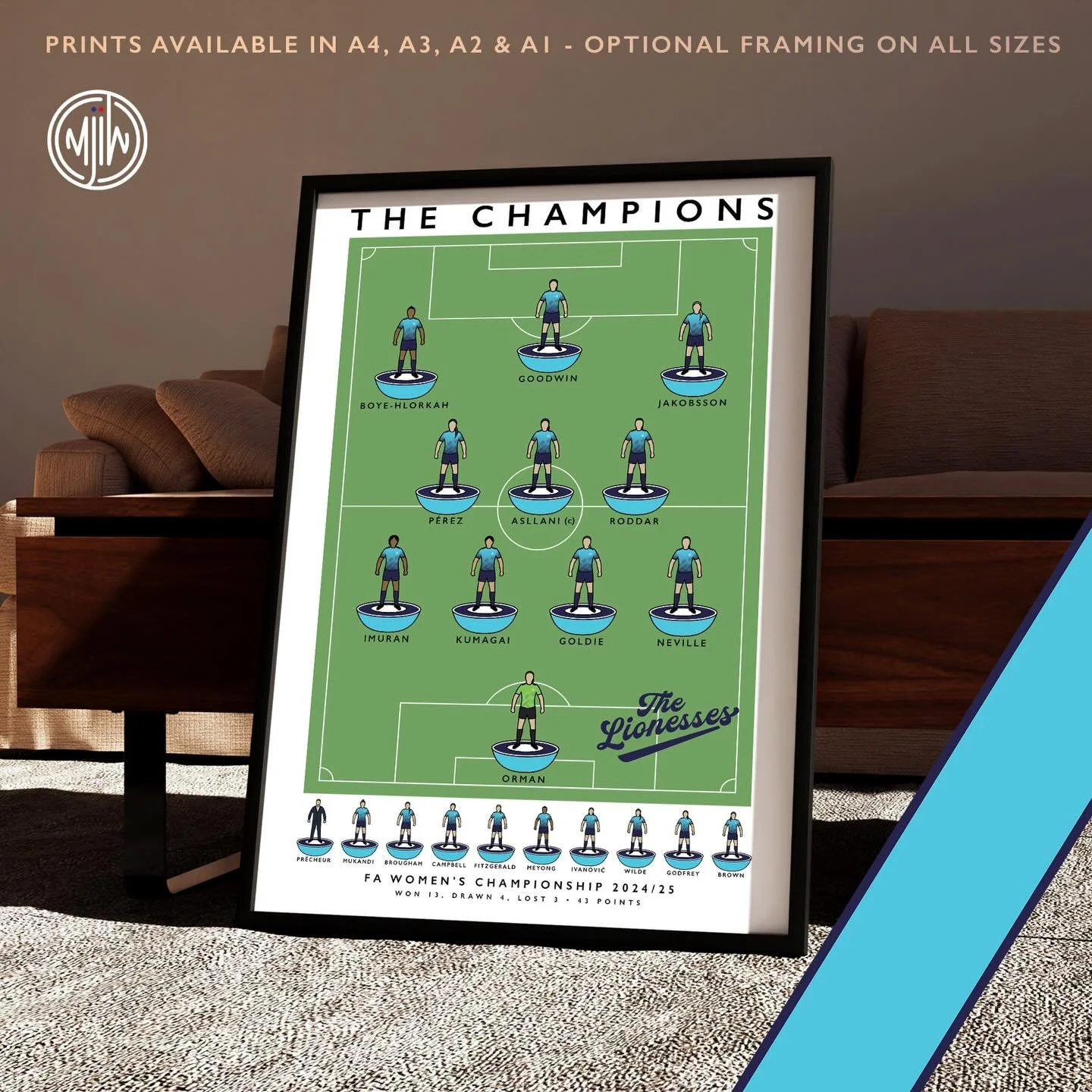 London City Lionesses The Champions 24/25

Get 10% off until midnight with the discount code:
THE-LIONESSES

🛒: matthewjiwood.com

#LCLionesses @lcl_supportersclub @lclpride