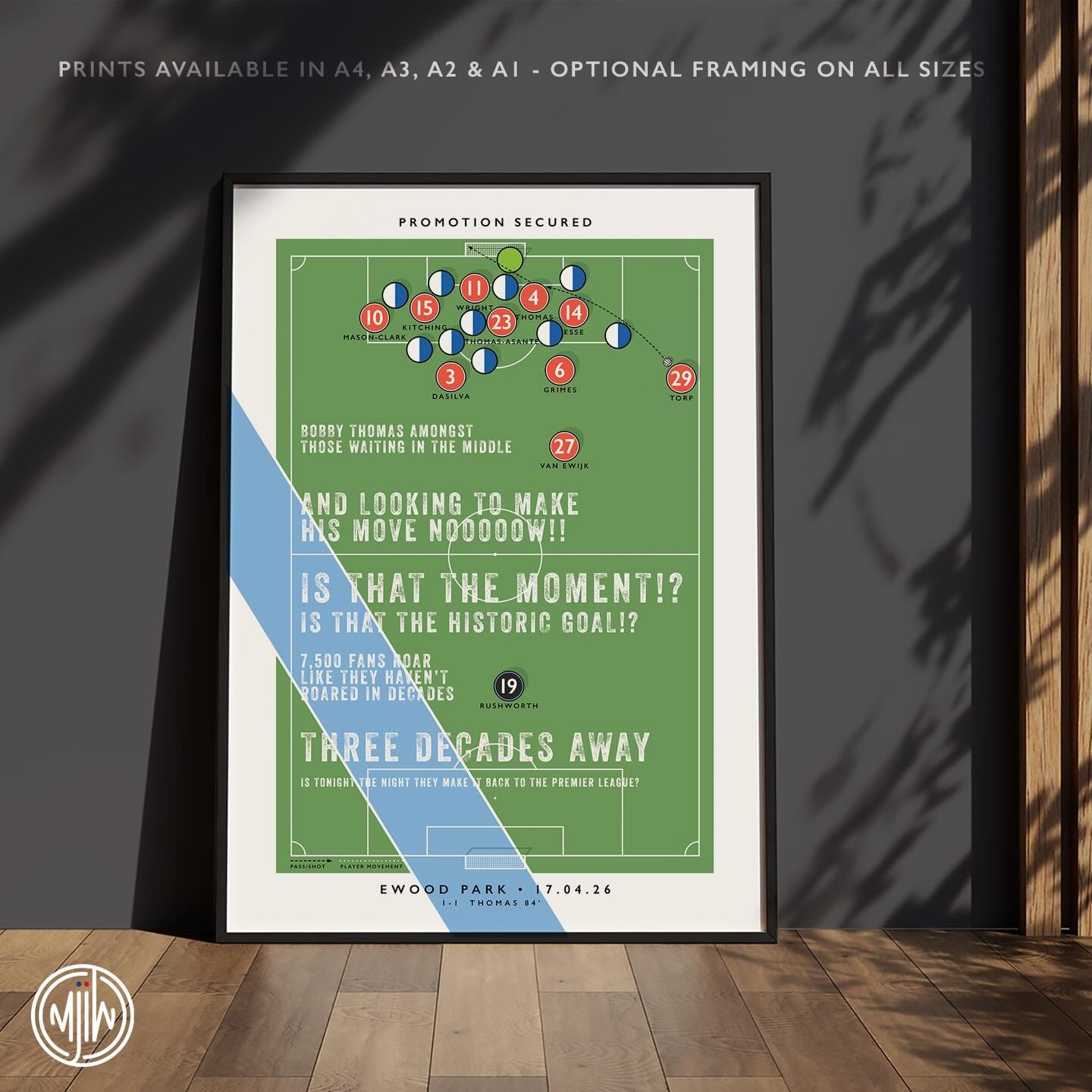 IS THAT THE MOMENT!?

The Thomas Goal

Get 10% off until midnight with the discount code:
THE-SKY-BLUES 

🛒: matthewjiwood.com

#Coventry #CCFC #PUSB