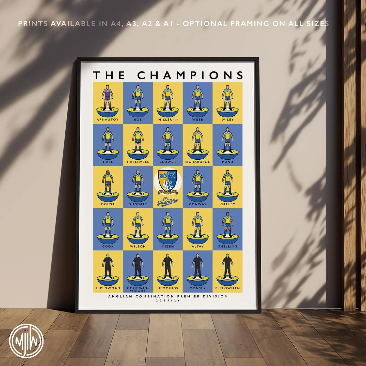 NEW: Norwich United The Champions 25/26

Get 10% off until midnight with the discount code:
THE-PLANTERS

🛒: matthewjiwood.com

#NorwichUnited #ThePlanters