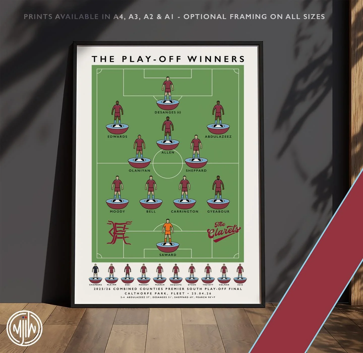 Horley Town The Play-Off Winners 2026

Get 10% off until midnight with the discount code:
THE-CLARETS

🛒: matthewjiwood.com

#Clarets