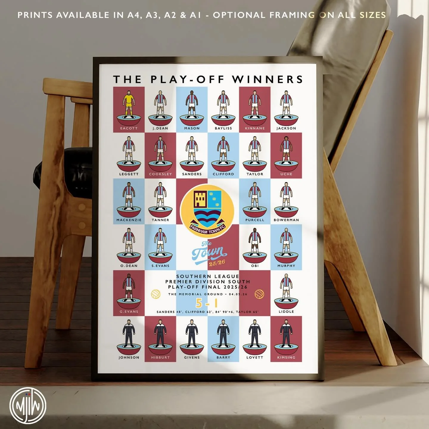 Farnham Town The Play-Off Winners 25/26

Get 10% off until midnight with the discount code:
THE-TOWN

🛒: matthewjiwood.com

#FarnhamTownFC