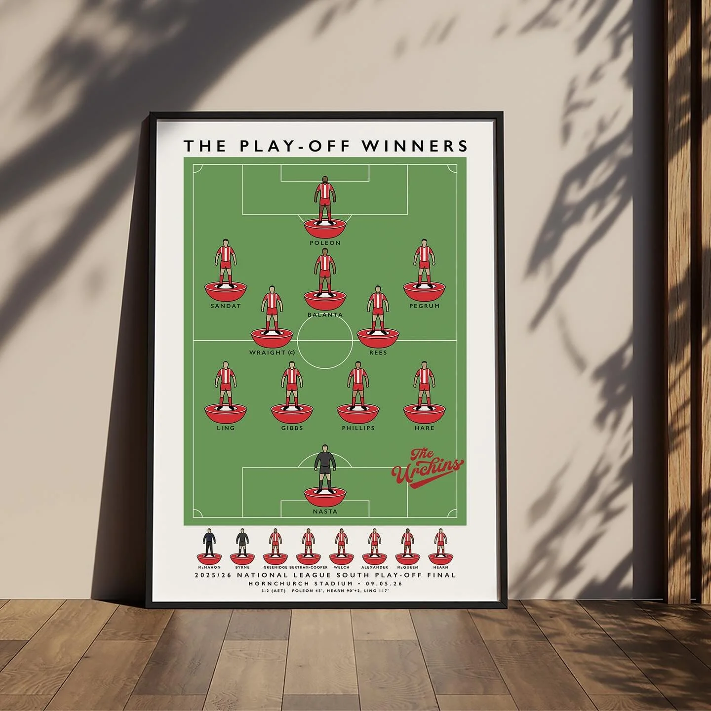 Hornchurch FC The Play-Off Winners 2026

Get 10% off until midnight with the discount code: 
THE-URCHINS 

🛒: matthewjiwood.com 

#HornchurchFC @henryhearn9
