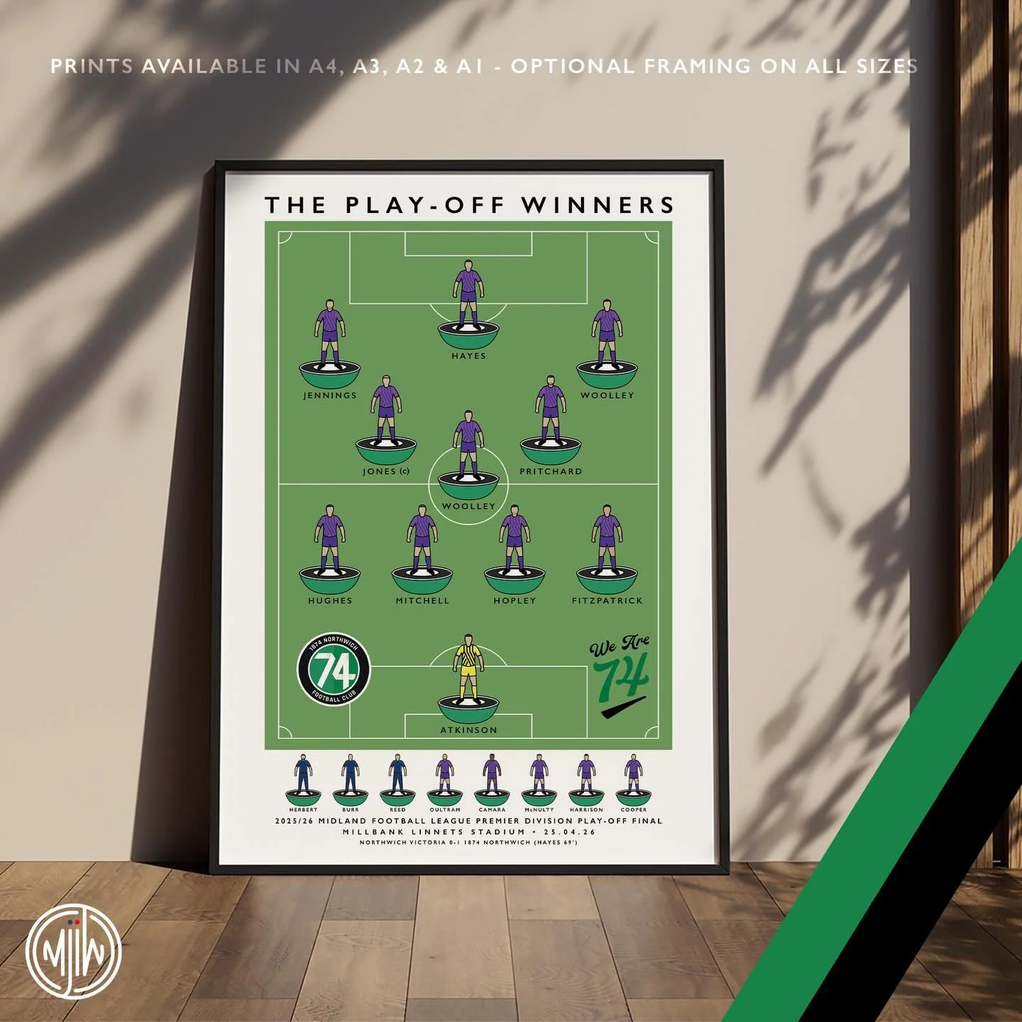 1874 Northwich The Play-Off Winners 2026

Get 10% off until midnight with the discount code:
WE-ARE-74

🛒: matthewjiwood.com

#WeAre74