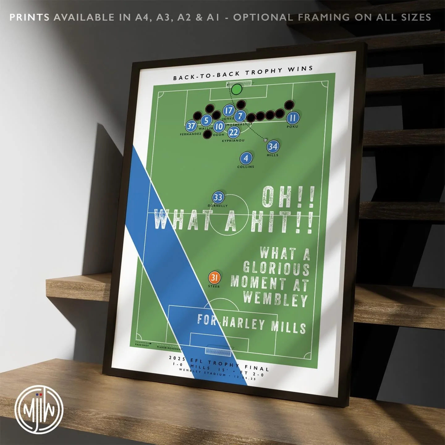 Peterborough United: Harley Mills Wembley

Get 10% off until midnight with the discount code:
THE-POSH 

🛒: matthewjiwood.com

Prints available in A4, A3, A2 &amp; A1 with optional framing

#Peterborough #PUFC