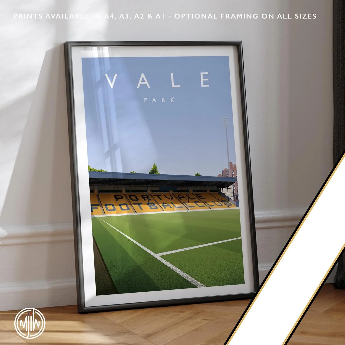 Port Vale: Vale Park 

Get 10% off until midnight with the discount code:
THE-VALIANTS

🛒: matthewjiwood.com

Prints available in A4, A3, A2 &amp; A1 with optional framing 

#PVFC