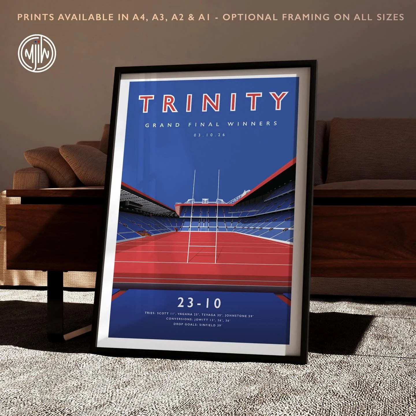 Wakefield Trinity: Grand Final Champions

Get 10% off until midnight with the discount code:
THE-TRIN

🛒: matthewjiwood.com/rugby-league

Prints available in A4, A3, A2 &amp; A1 with optional framing 

#RugbyLeague #Wakefield