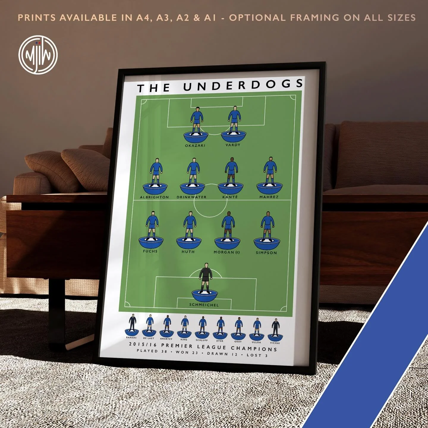 Leicester City: The Underdogs

Get 10% off until midnight with the discount code:
THE-FOXES

🛒: matthewjiwood.com

Prints available in A4, A3, A2 &amp; A1 with optional framing 

#lcfc #FOXES #Leicester