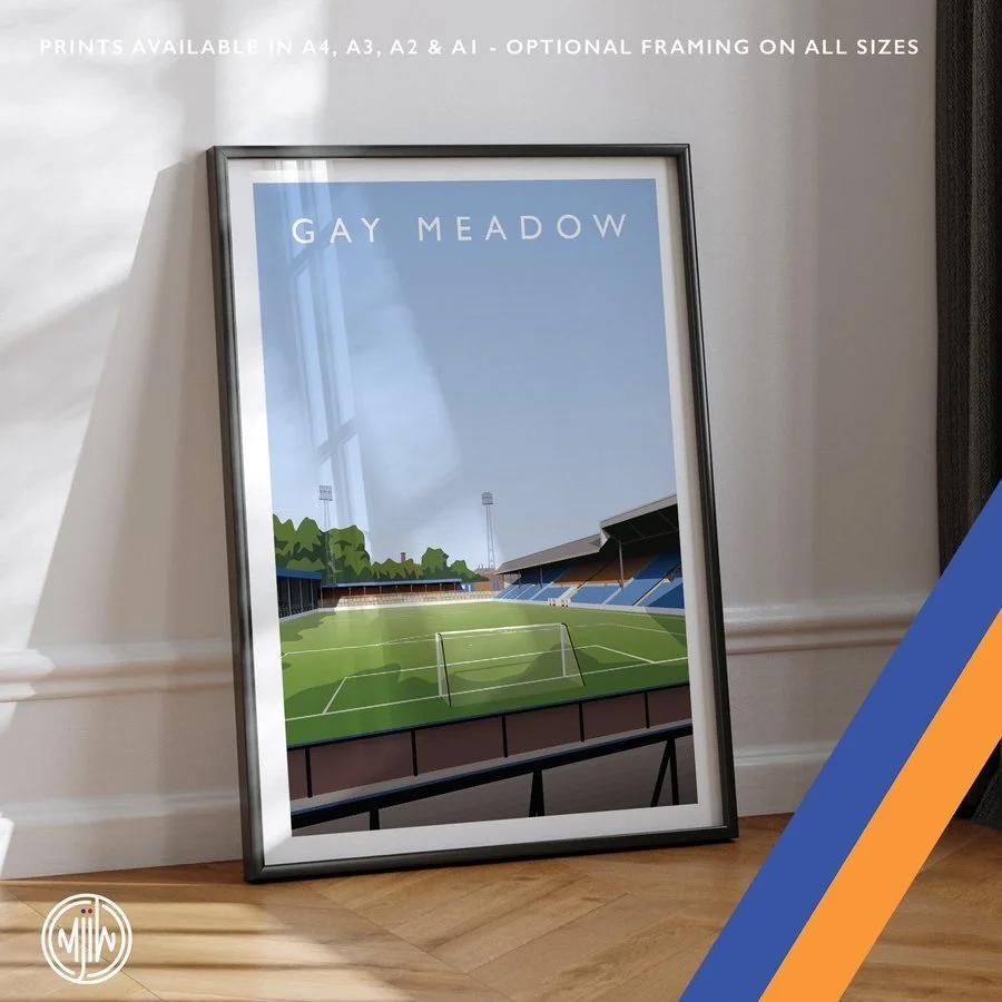 Gay Meadow

Get 10% off until midnight with the discount code:
THE-SHREWS

🛒: matthewjiwood.com

Prints available in A4, A3, A2 &amp; A1 with optional framing 

#Shrewsbury #Salop