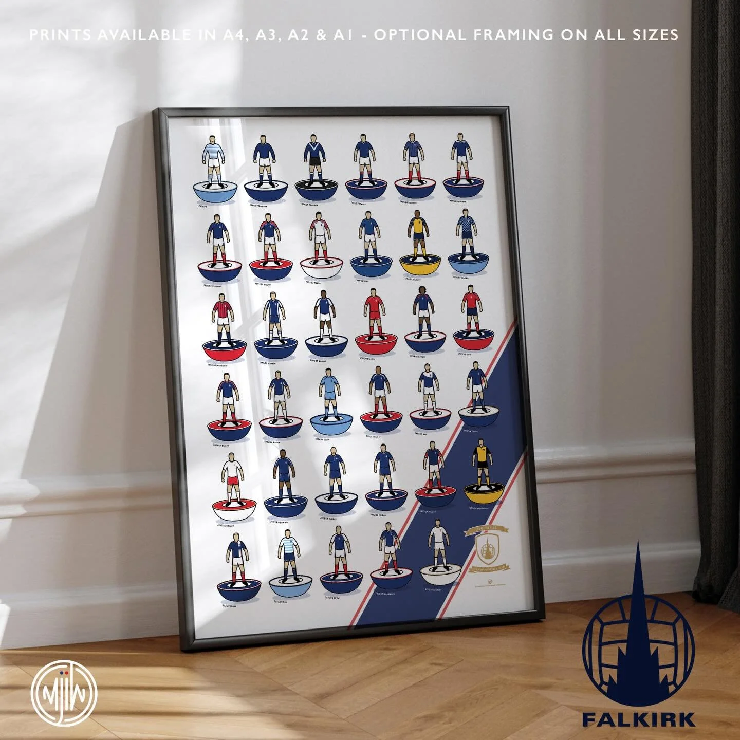 Falkirk FC Kit History

35 iconic Bairns&rsquo; kits from the last 150 years - each worn by a @FalkirkFC legend

Get 10% off until midnight with the discount code:
THE-BAIRNS

🛒: matthewjiwood.com/falkirk-fc 

Prints available in A4, A3, A2 &amp; A1