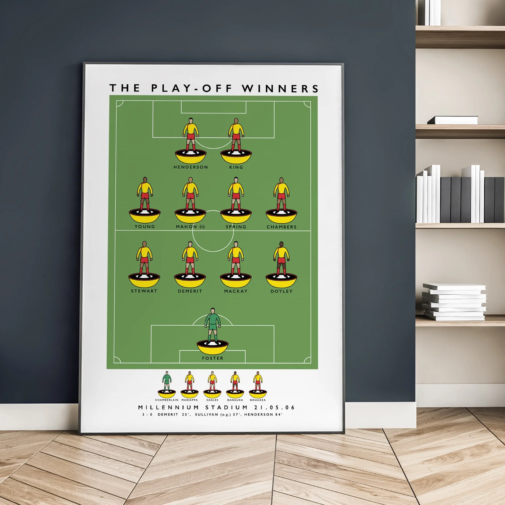 Watford FC 2006 Play-Off Winners Poster