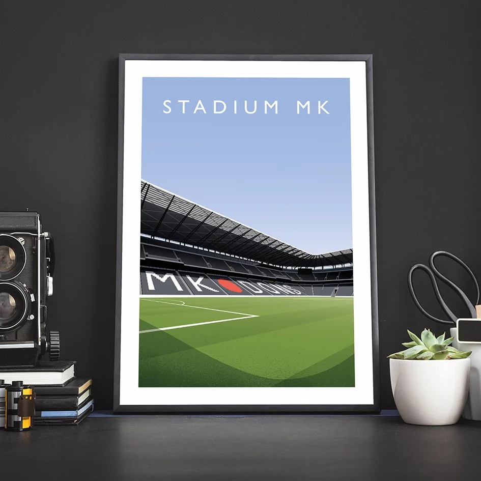 MK Dons Stadium MK Poster