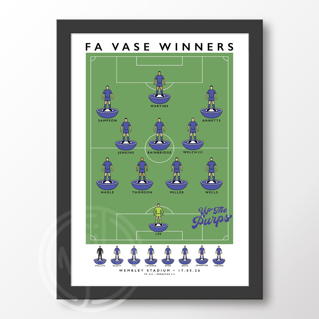 AFC Stoneham FA Vase Winners Poster