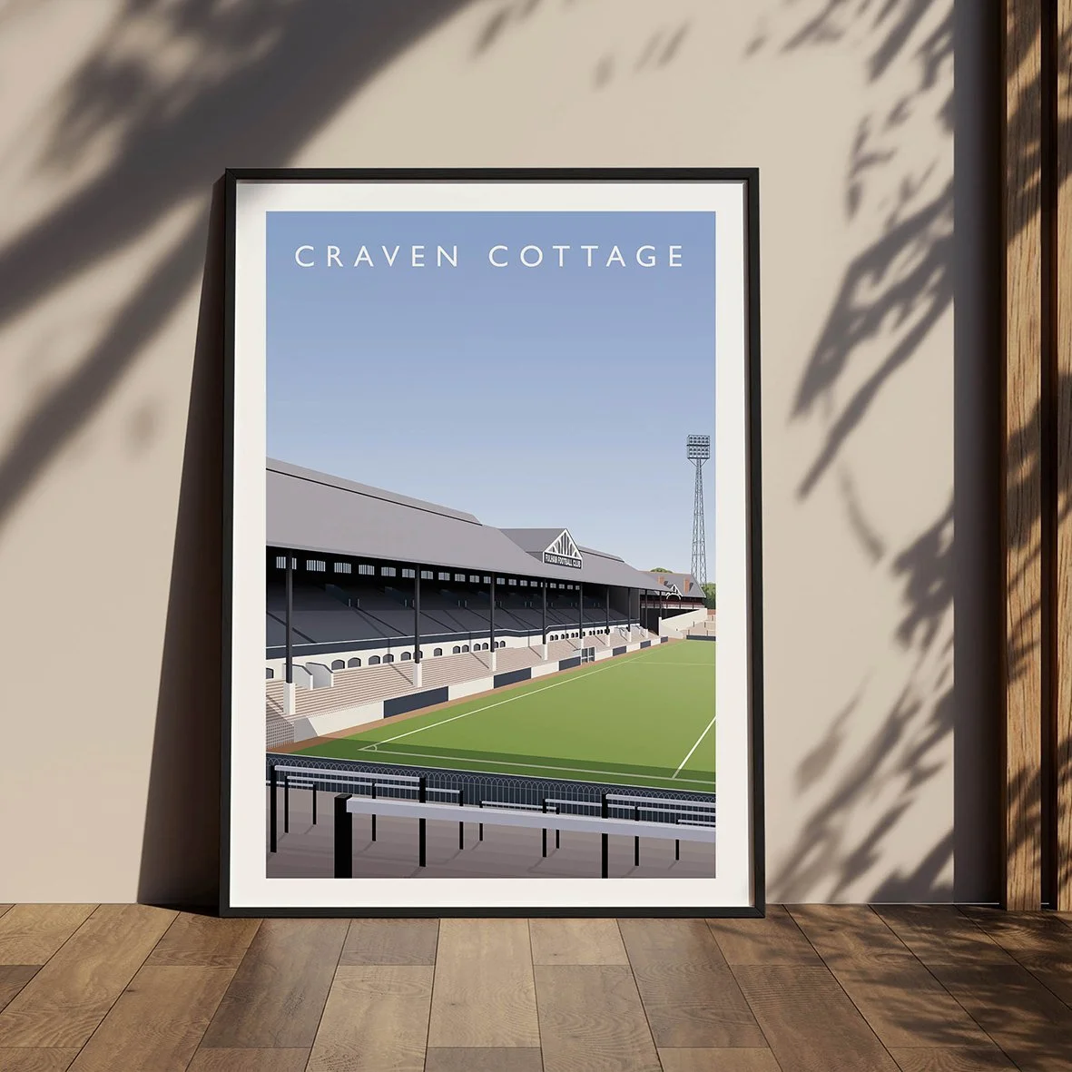 Fulham Craven Cottage - Stevenage Road Stand Poster