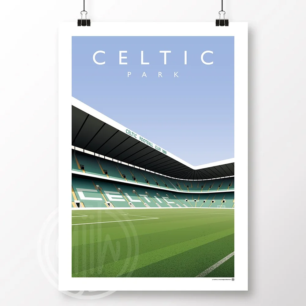 Ballon De Foot Vintage Celtic Park – Taille 5 – Cadeau Fan – Style Cuir Rétro