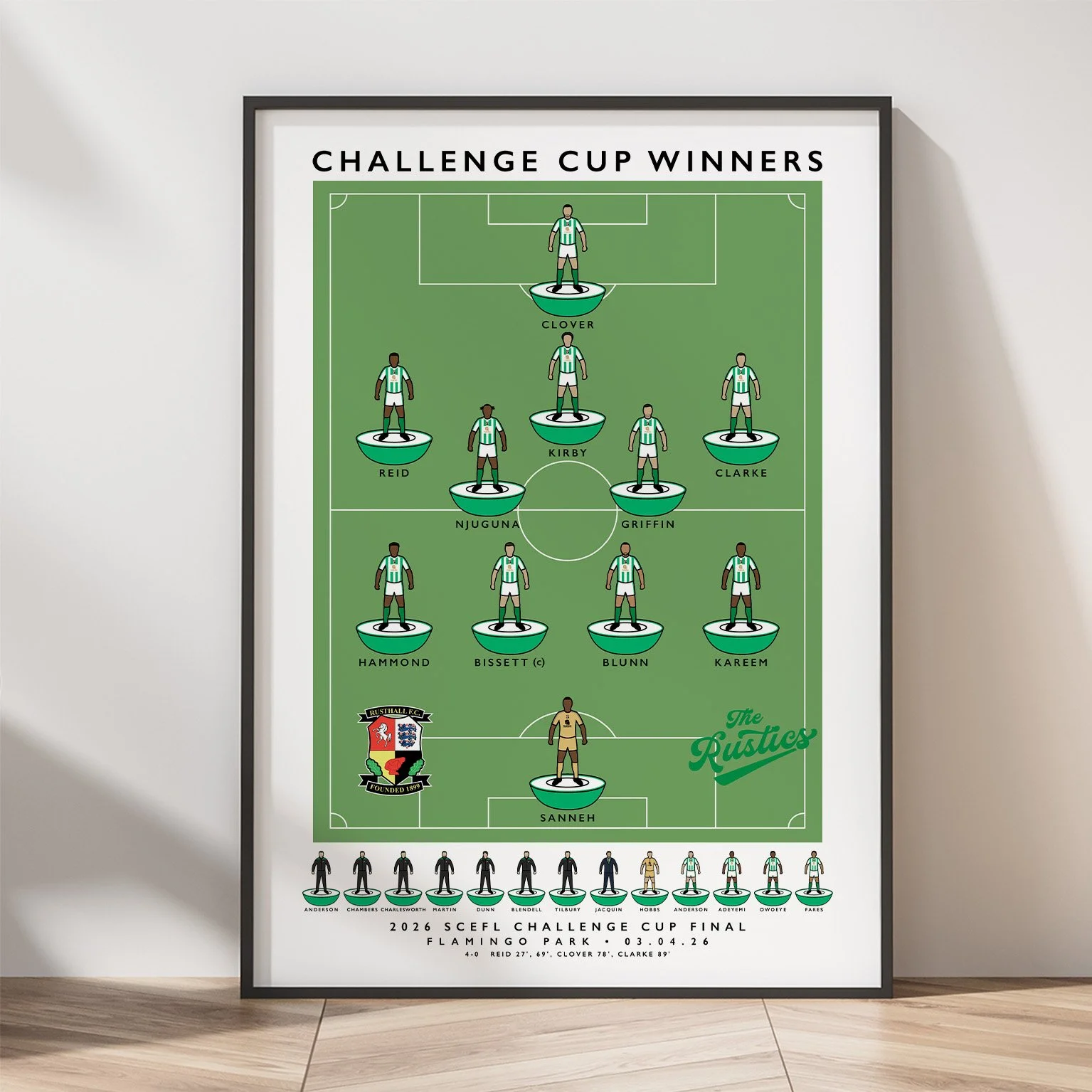 Rusthall FC Challenge Cup Winners 2026 Poster