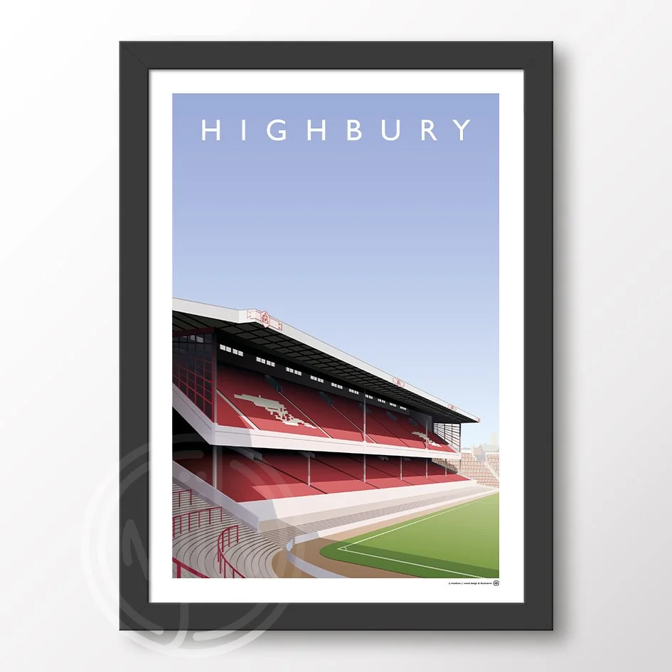 Arsenal Highbury - West Stand Poster