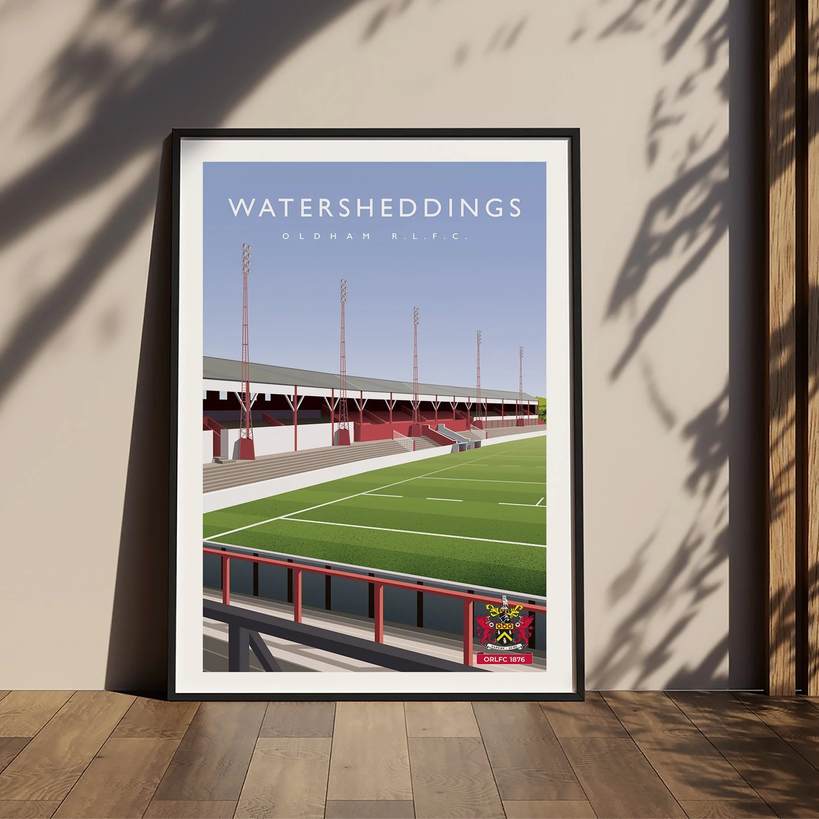 Oldham RLFC Watersheddings Main Stand Poster