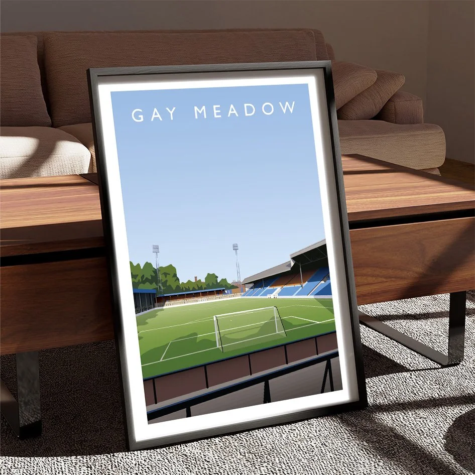 Shrewsbury Gay Meadow Poster