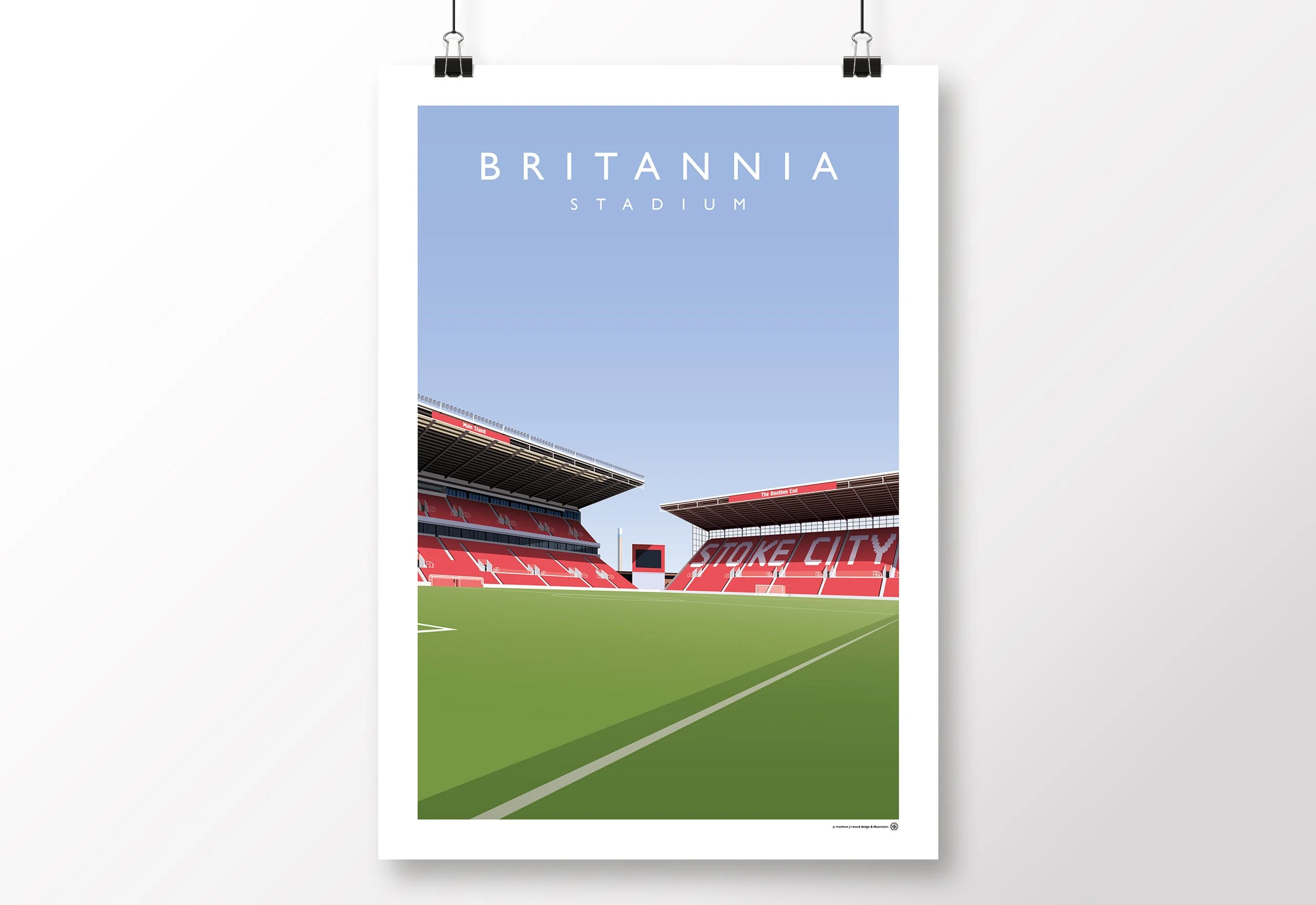 *SALE* Stoke City Britannia Stadium Poster