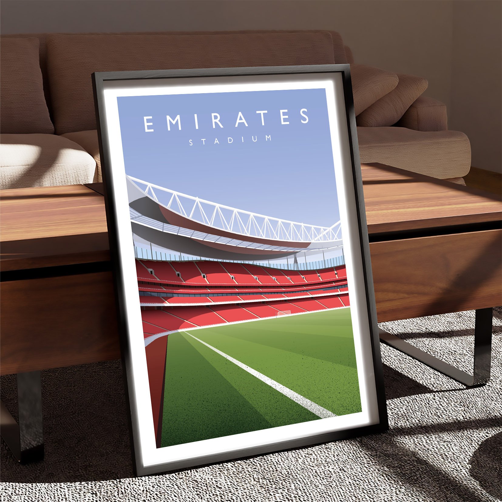 AFC Emirates Stadium North Bank Poster CW