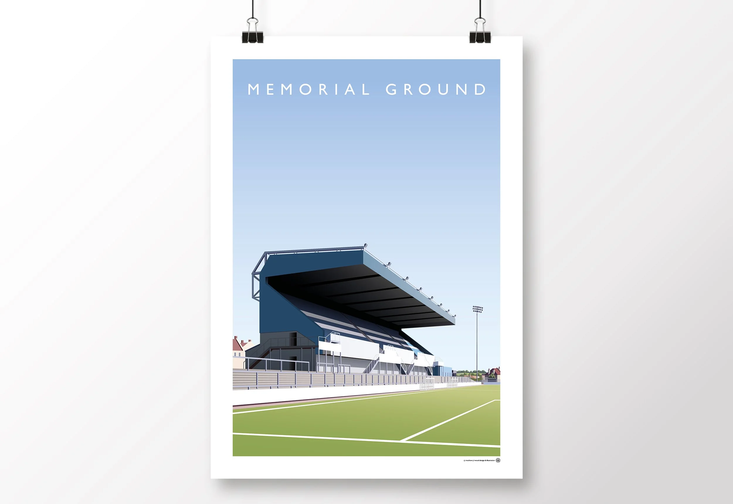 *SALE* Bristol Rovers Memorial Stadium Poster
