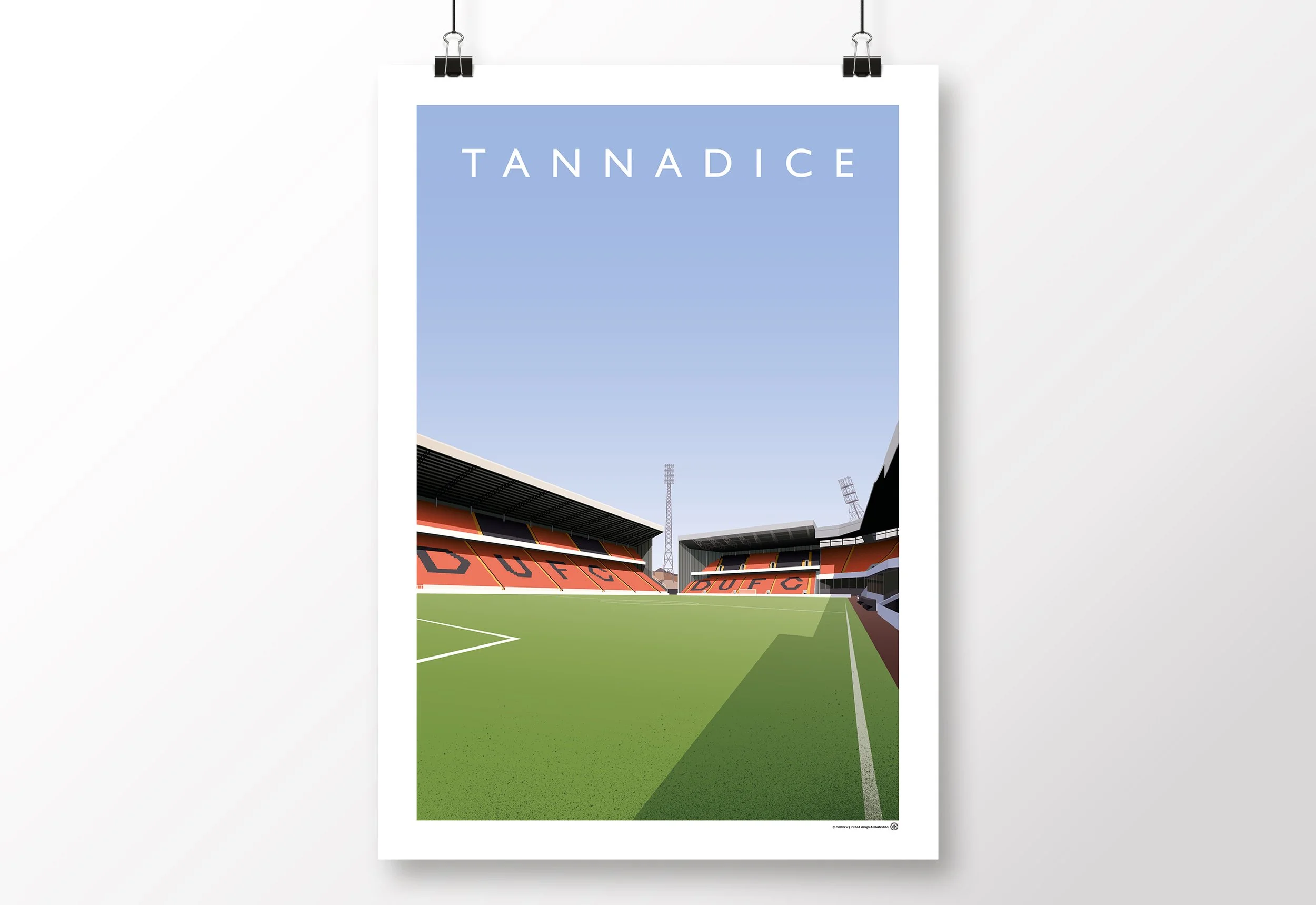 *SALE* Dundee United Tannadice - Modern Era Poster
