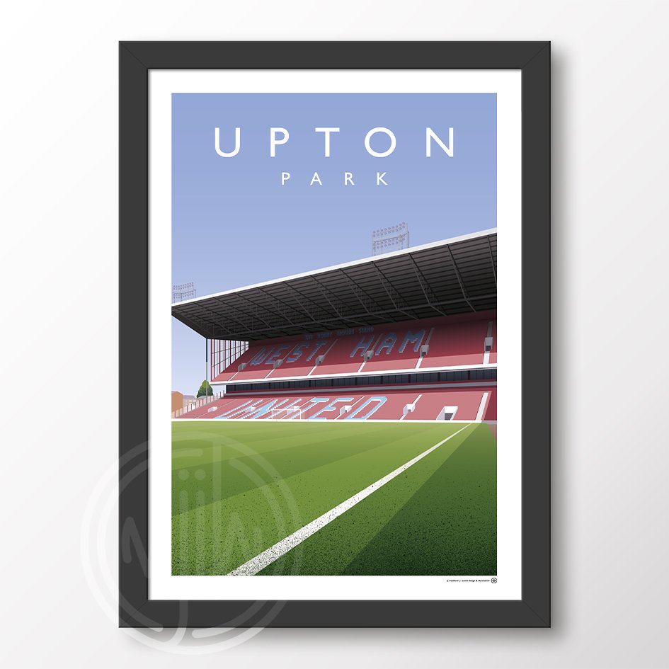 West Ham Upton Park - Bobby Moore Stand Poster