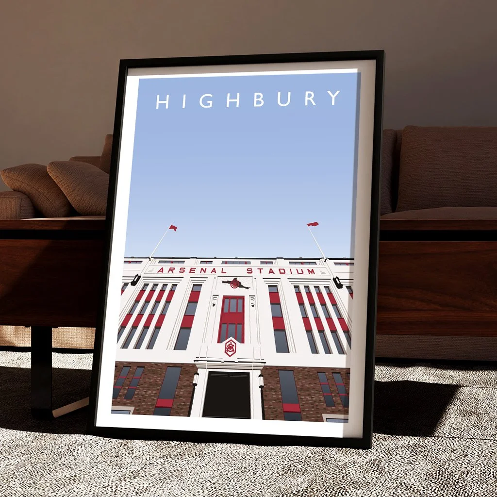 Arsenal Highbury East Stand Poster