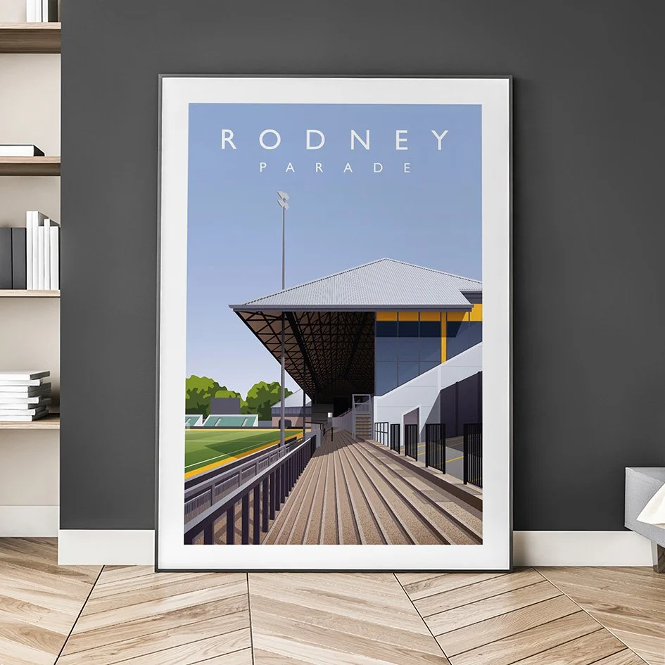 Newport County Rodney Parade Poster