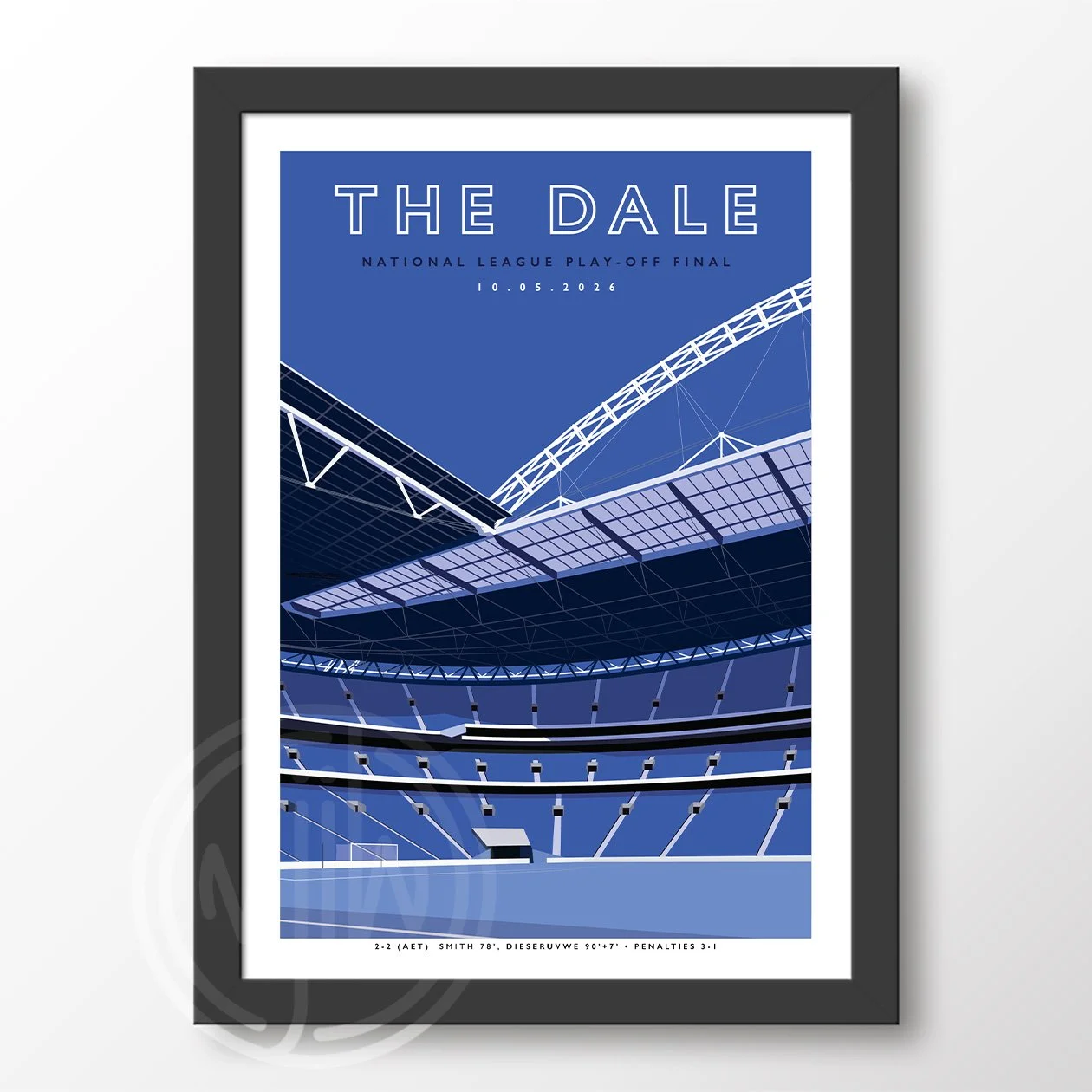 Rochdale AFC The Dale Wembley 2026 Poster