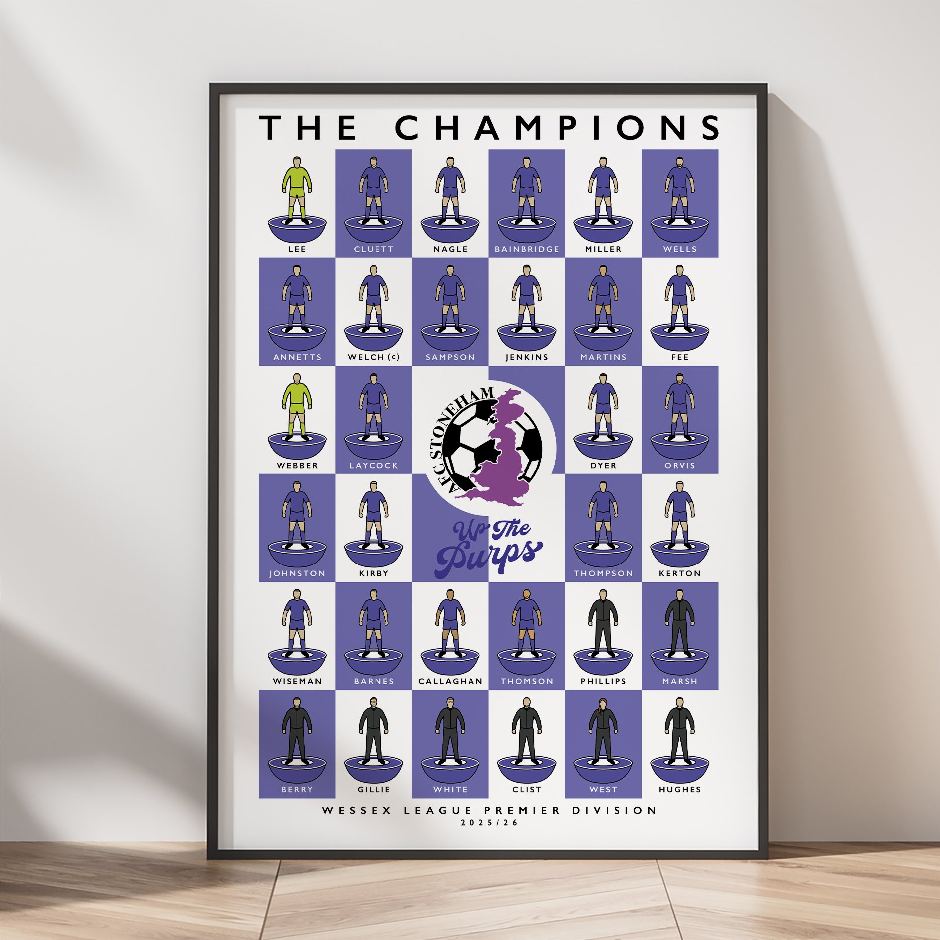 AFC Stoneham The Champions 25/26 Poster