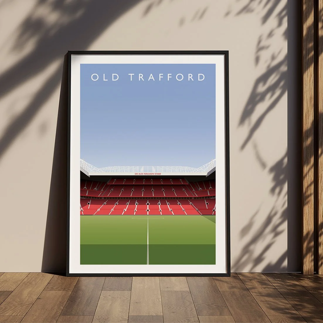 Manchester United Old Trafford - Sir Alex Ferguson Stand Poster