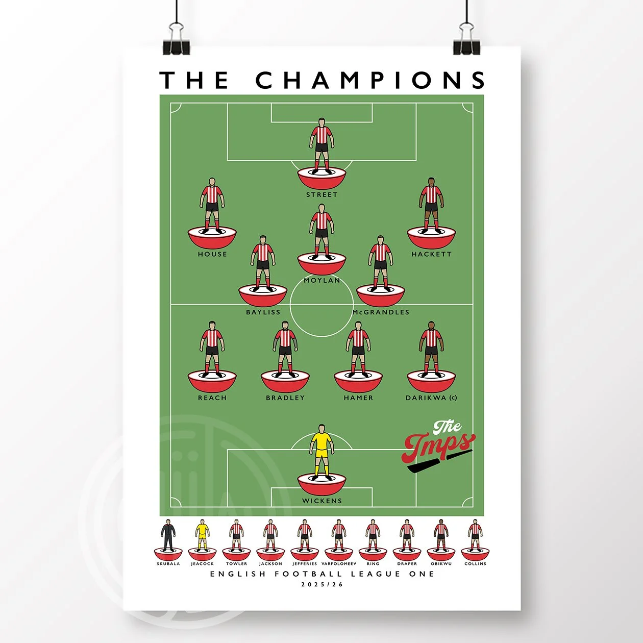 Lincoln City The Champions 2025/26 Poster